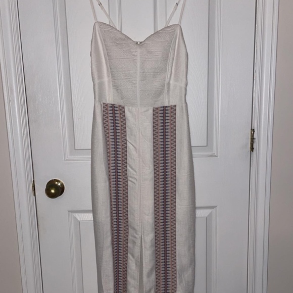 * SOLD * Bohemian White Maxi Dress - Picture 5 of 10